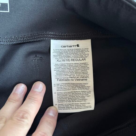 Carhartt Women’s Utility Work Pants Black XL 16/18 Regular Stretch Pockets - Picture 8 of 8